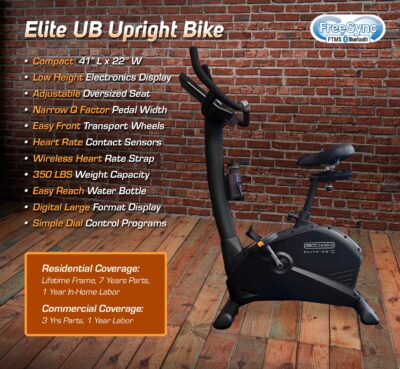 3G Cardio Elite UB X Upright Bike