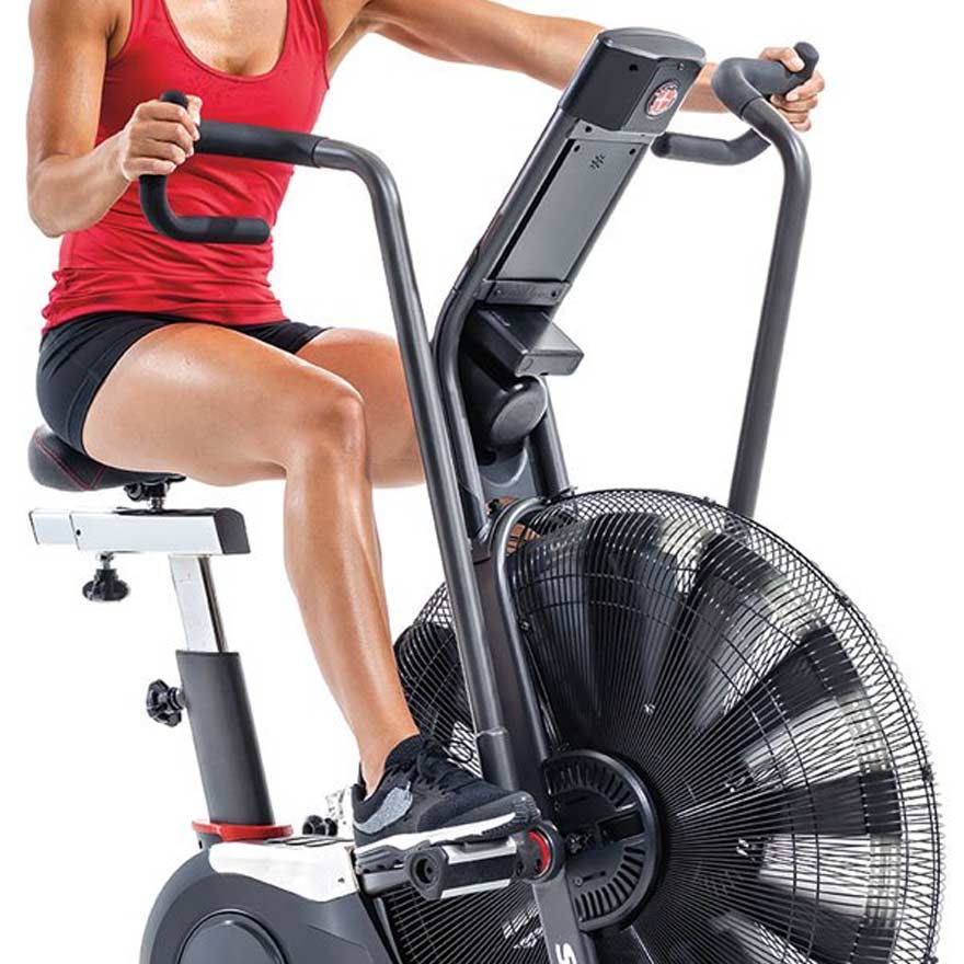 exercise bike with fan